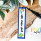 Bookmark Template PNG - School - Bookmark Sublimation  - Digital Download