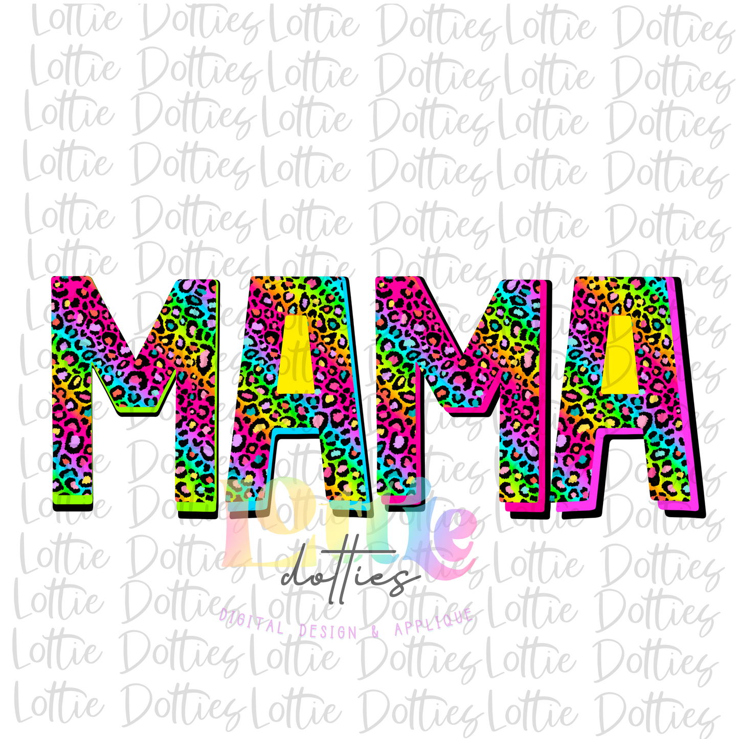 Mama Png - Mama Sublimation - Digital Download - Bright