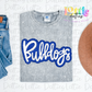 Bulldogs  Png -  sublimation design - Digital Download - Blue and White