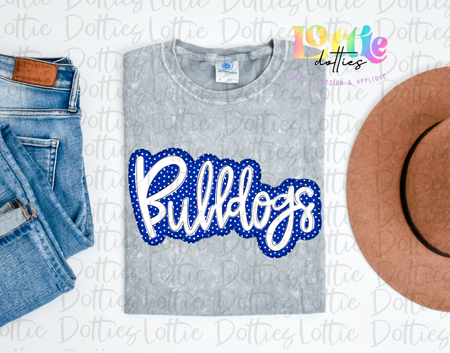 Bulldogs  Png -  sublimation design - Digital Download - Blue and White