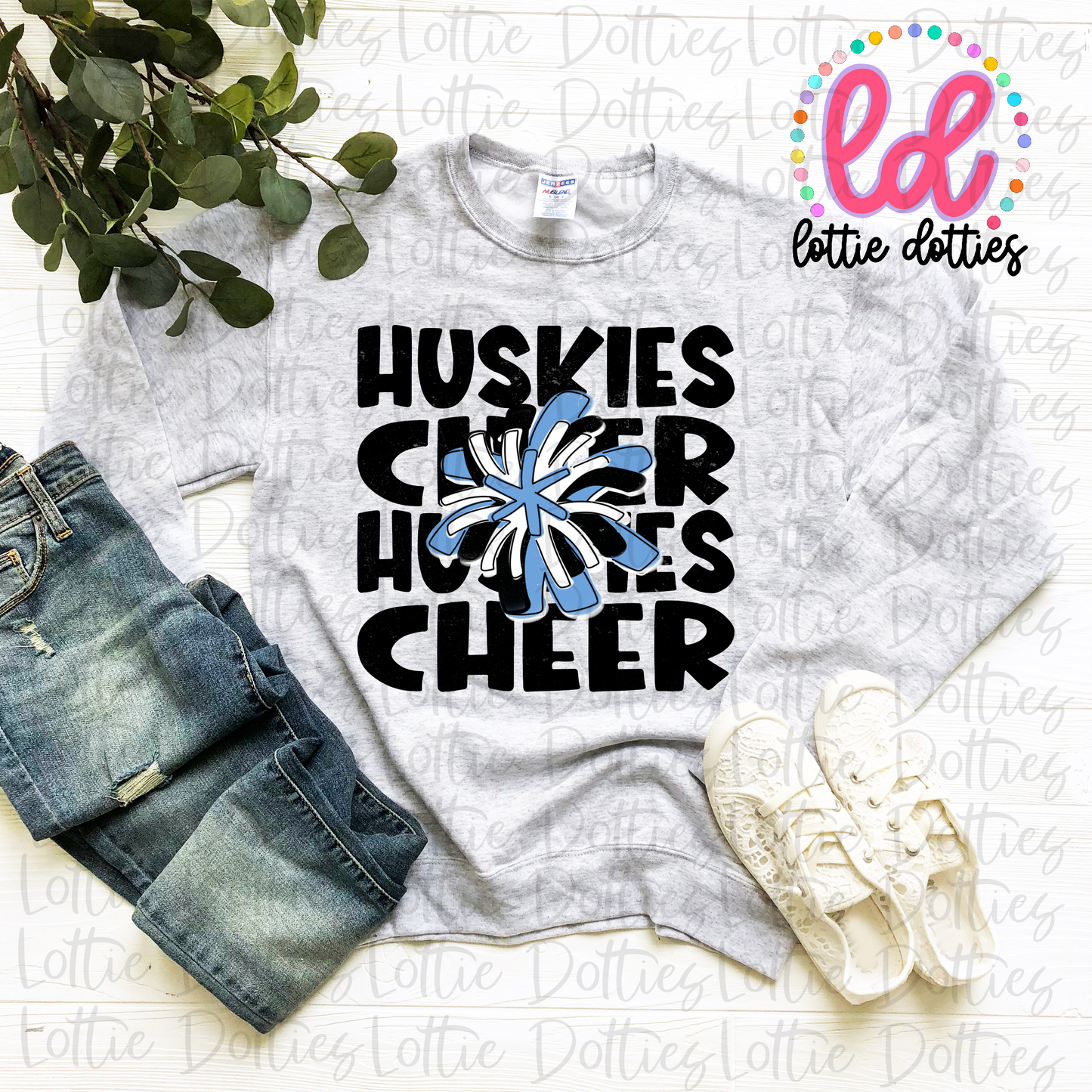 Huskies Cheer PNG - Helena  Sublimation - Digital Download