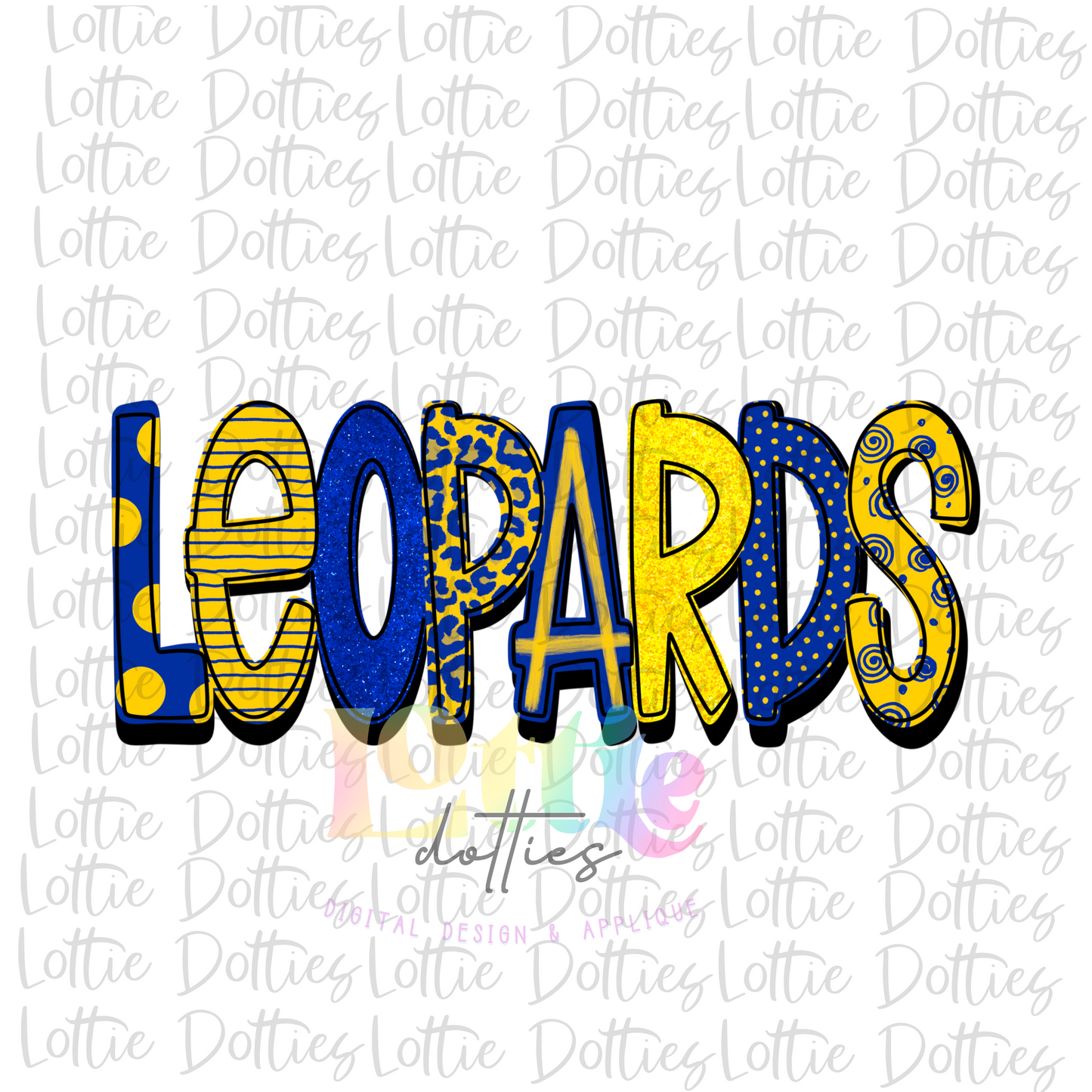 Leopards PNG - Leopards Sublimation - Digital Download - Royal and Gold