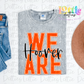 We Are Hoover PNG - Hoover Sublimation - Digital Download - Orange and Black