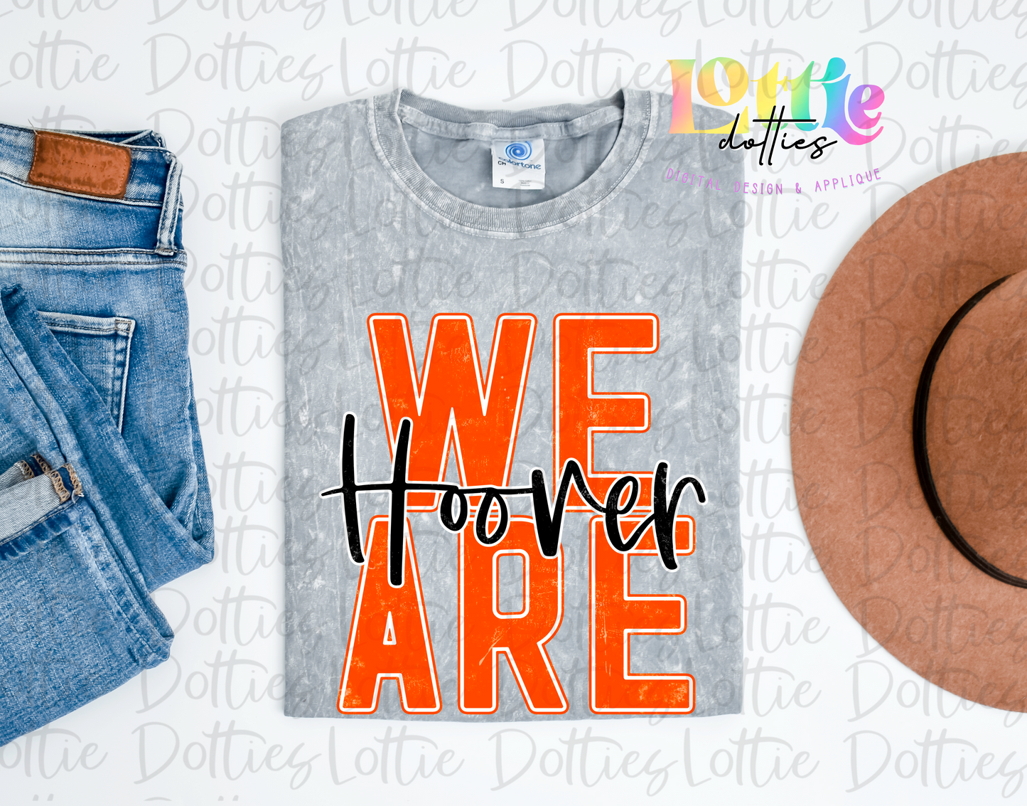 We Are Hoover PNG - Hoover Sublimation - Digital Download - Orange and Black