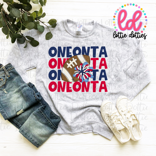 Oneonta - PNG - Oneonta Football and Cheer Sublimation - Digital Download