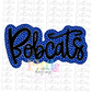 Bobcats PNG - Bobcats  sublimation design -  Digital Download - Royal and Black