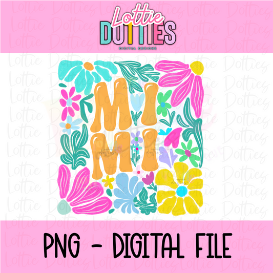 Mimi Png - Mother’s Day sublimation design - Digital download