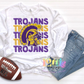 Trojans PNG - Trojans sublimation design - Digital Download - Purple and Gold