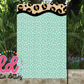 Blank Flag - PNG - Blank  - Sublimation - Digital Download - Leopard