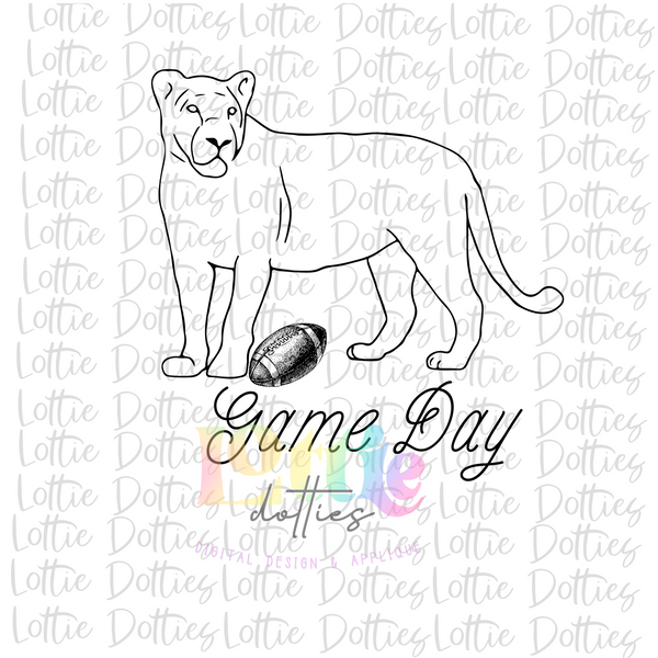 Game Day Panthers - PNG - Game Day - Sublimation - Digital Download –  Lottie Dotties LLC