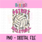 Volleyball PNG - Volleyball Design - Digital Download - Patriot Volleyball