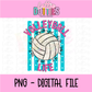 Volleyball PNG - Volleyball Design - Digital Download