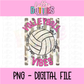 Volleyball PNG - Volleyball Design - Digital Download