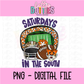 Saturdays in the South PNG - Football design - Digital Download