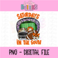 Saturdays in the South PNG - Football design - Digital Download