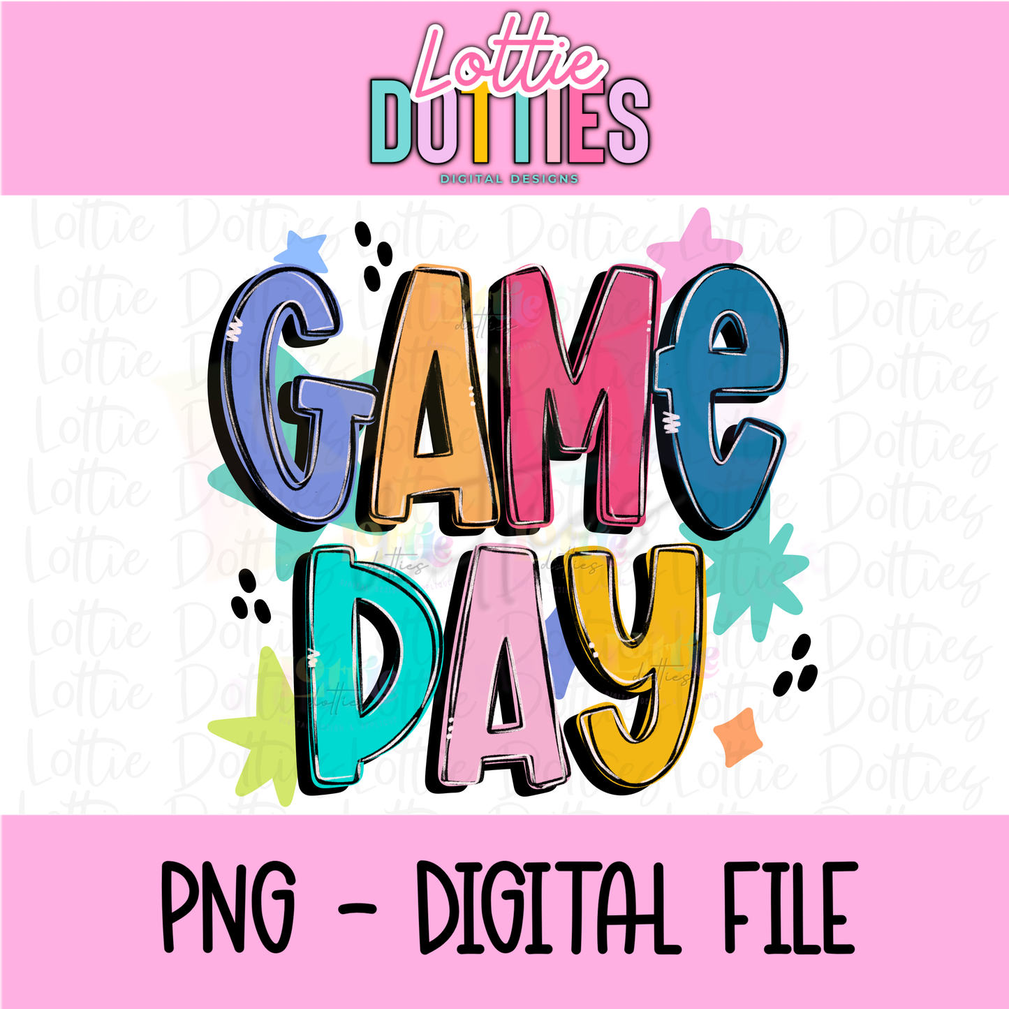 Game Day PNG - Game Day Design - Digital Download