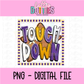 Touchdown Design - Football PNG - Touchdown- Digital Download