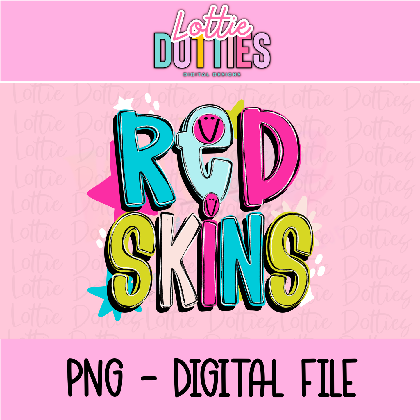Redskins PNG | Redskins Design | Digital Download