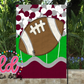 Football Flag PNG - Flag Sublimation - Digital Download - Maroon and Gray