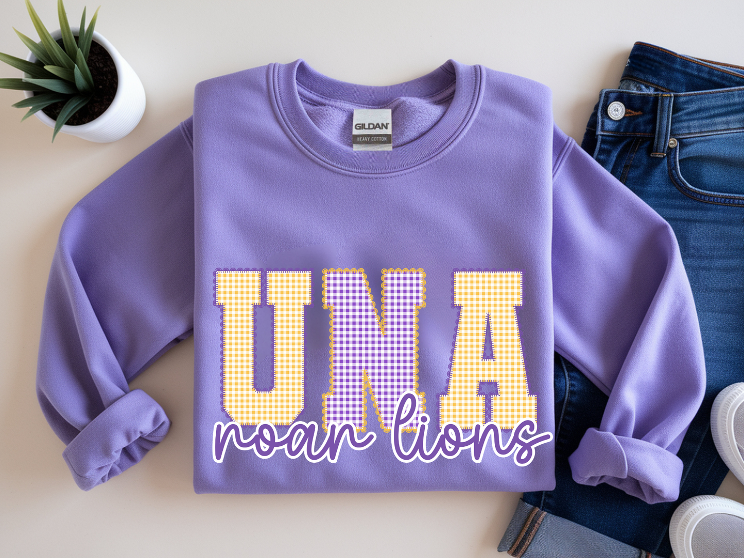 Purple and Gold Gingham Lace Spirit Alphabet | Spirit Alpha Pack | Digital Download | PNG (Copy)