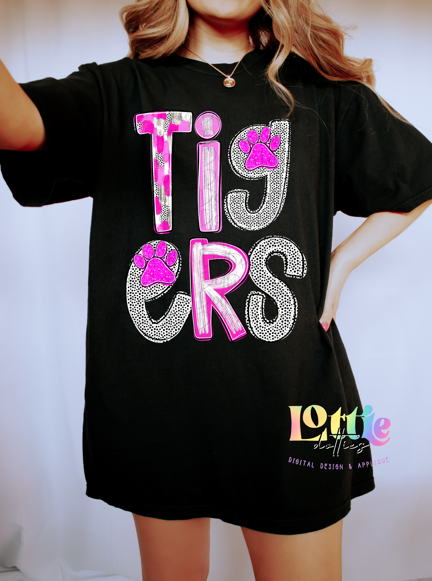 Tigers Pink PNG - Tigers sublimation design - Digital Download