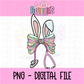 Bunny Bow - Nurse Bunny Poppy Bow  PNG - Design Sublimation - Digital Download