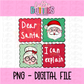 Dear Santa I Can Explain | PNG | Christmas Design | Digital Download