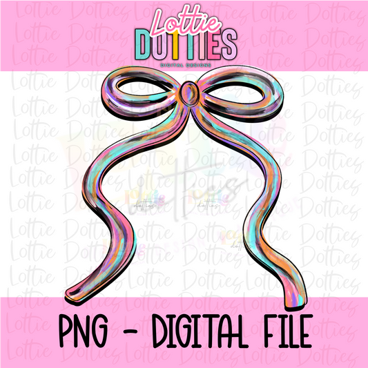 Halloween Longtail Bow PNG - Fun & Spooky Sublimation - Digital Download