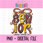 Senior Bow PNG - Maroon and Gold sublimation design - Digital Download