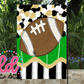 Football Flag PNG - Flag Sublimation - Digital Download -Vegas Gold and Black