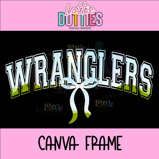 Wranglers Canva Frame - Canva Frames - Digital Download
