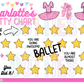 Ballet Potty Chart Template - Ballet