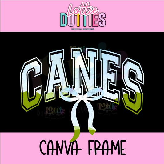Canes Canva Frame - Canva Frames - Digital Download