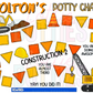 Construction Potty Chart Template - Construction 2