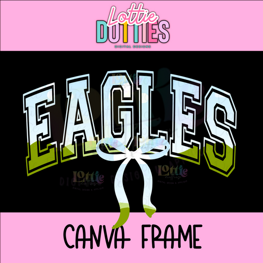 Eagles Canva Frame - Canva Frames - Digital Download