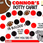 Football Bulldog Potty Chart Template - FB Bulldog 1