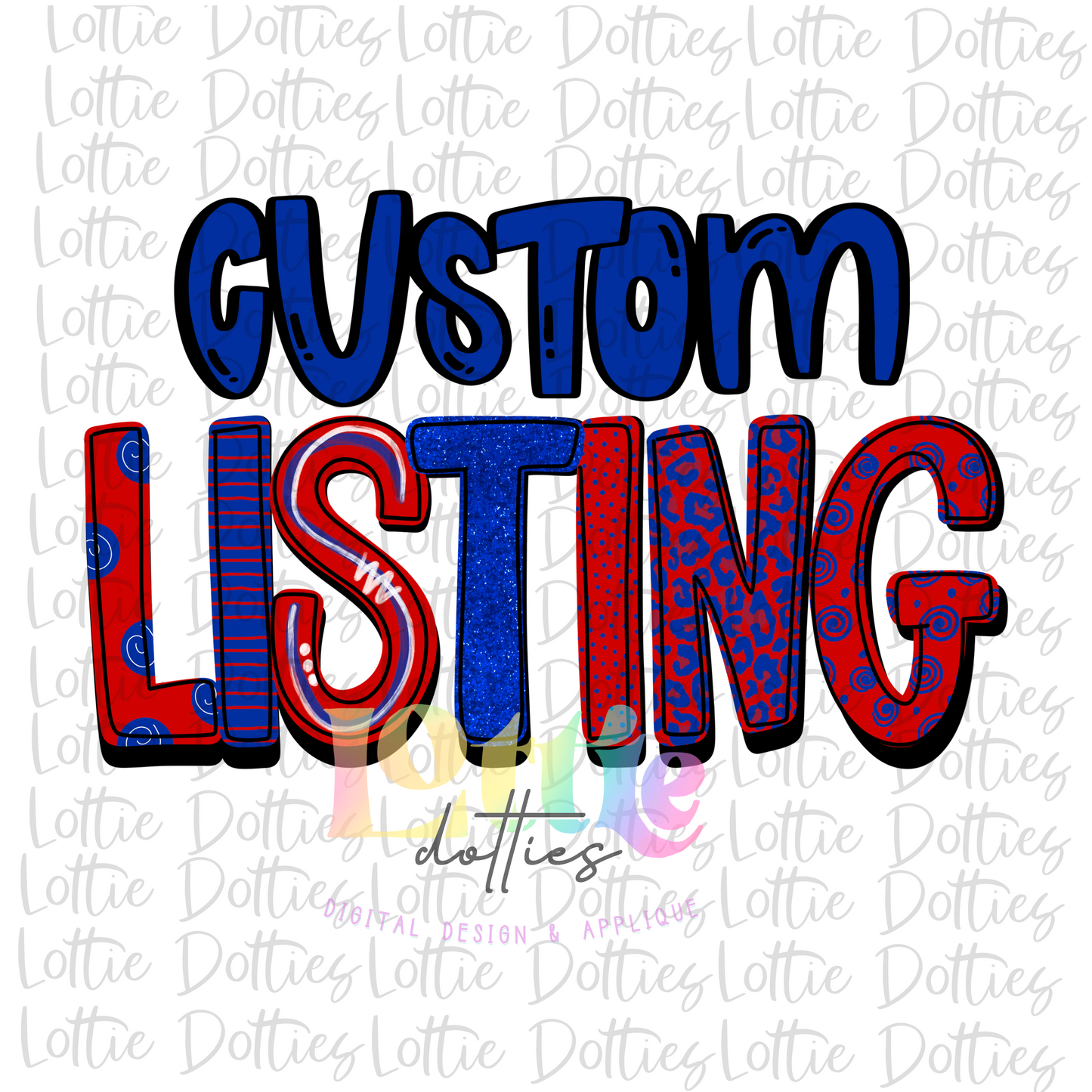 Color Change Custom Listing - Digital Download