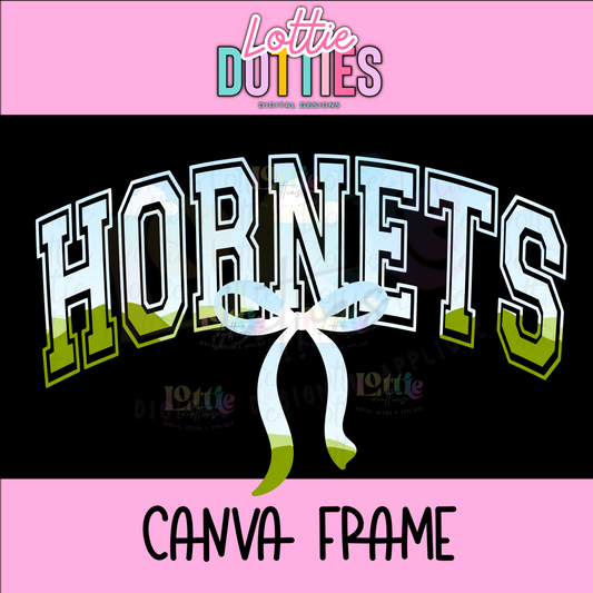 Hornets Canva Frame - Canva Frames - Digital Download