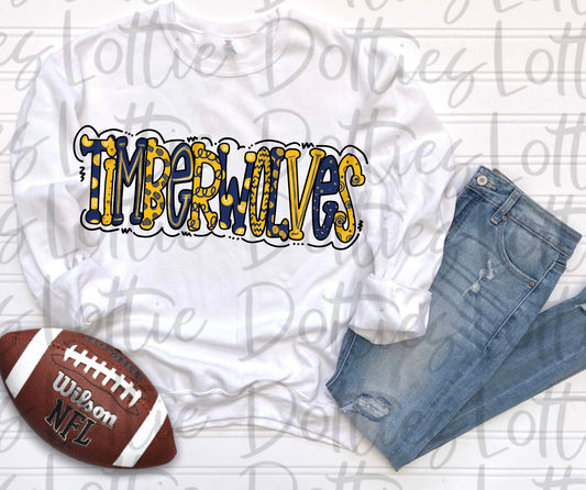 Timberwolves PNG - Timberwolves sublimation design - Digital Download