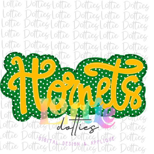 Hornets PNG -  Hornets   -  sublimation design - Digital Download - Green and Gold