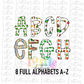 Caterpillar - Alpha Pack - Alphabet Clipart - Instant Download  - Alpha Pack