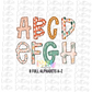 Boho Pastel Alpha - Alpha Pack - Alphabet Clipart - Instant Download