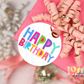 Happy Birthday Tag Png  -Instant Download - Digital Download