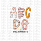 Sweet & Spooky Alpha - Alpha Pack - Alphabet Clipart - Instant Download