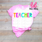 Teacher PNG - Back To School - Sublimation - Digital Download - Bright Filled