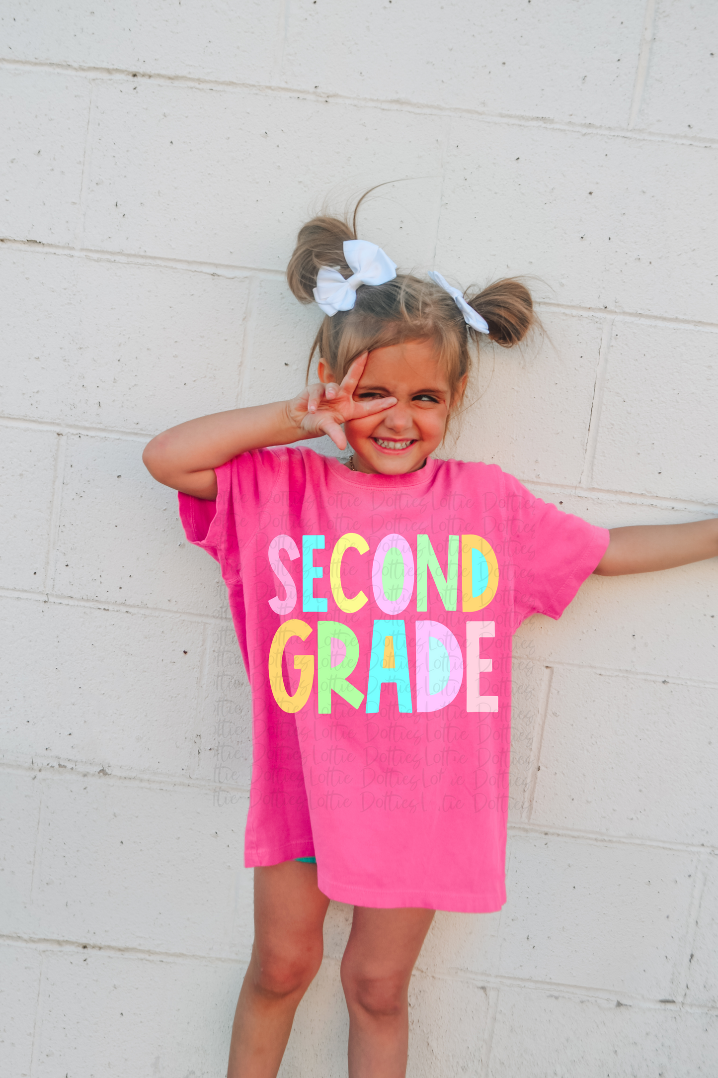 Second Grade - PNG - Back To School - Sublimation - Digital Download - Pastel Filled