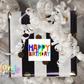 Happy Birthday Tag Png  -Instant Download - Digital Download