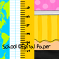 School Digital Paper - Digital paper - Instant Download - Digital Download