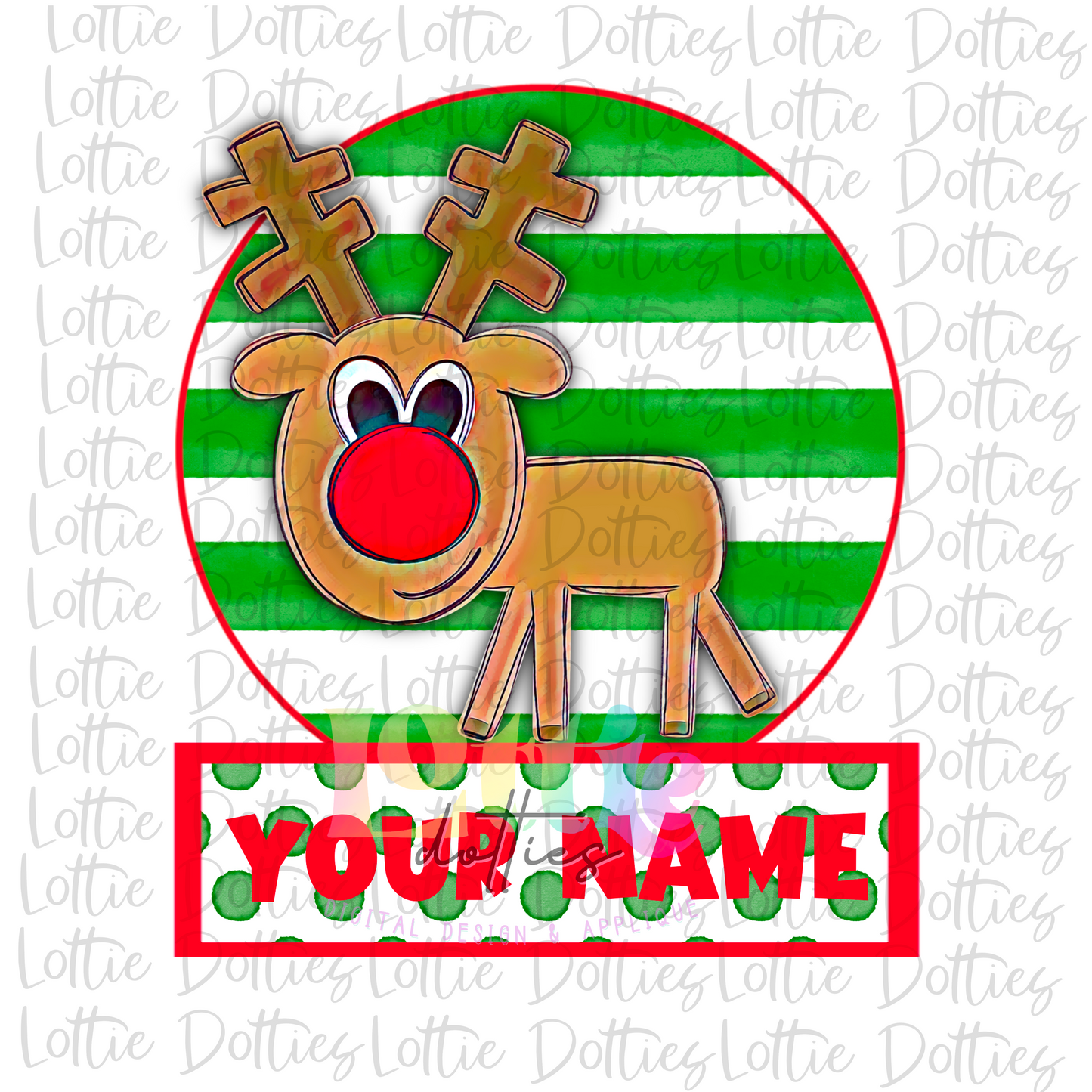 Reindeer Png - Christmas Sublimation- Digital Download