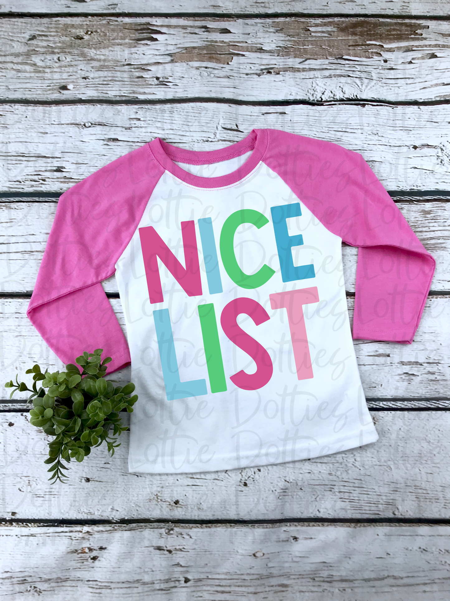 Nice List - Pink Png - Christmas Sublimation Design- Digital Download